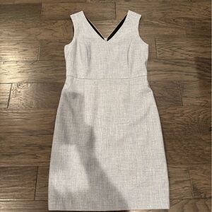 Banana Republic Light Gray Sheath Dress